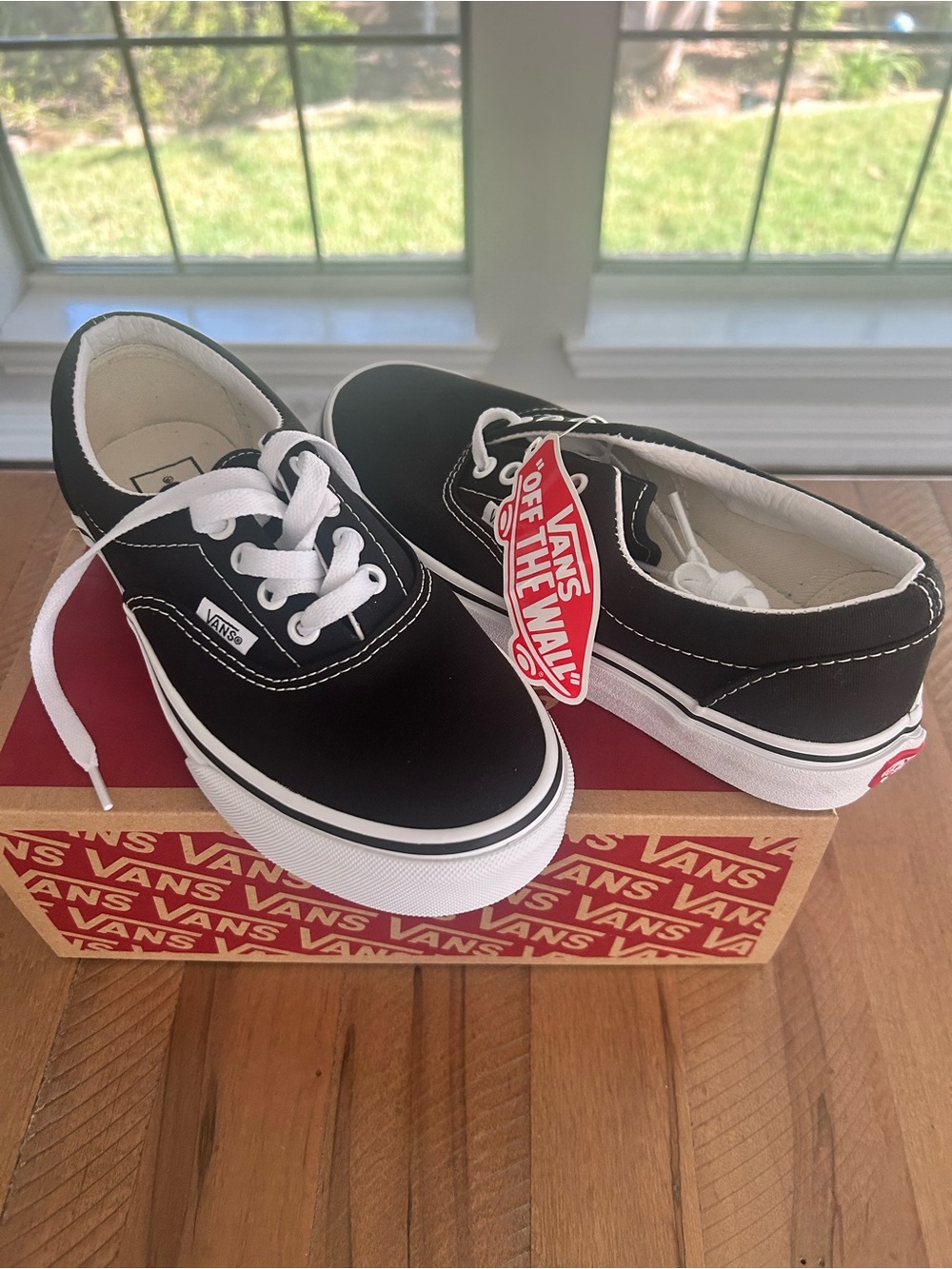 Vans Authentic Era Black Canvas Lace-Up Sneakers
